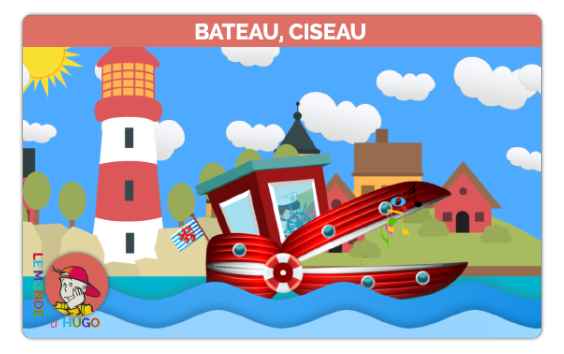 Comptines Bateau, ciseau