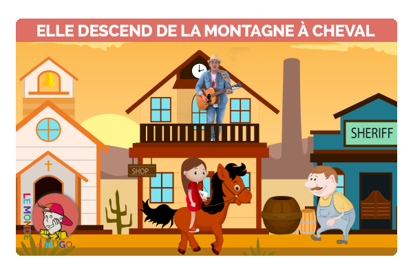 Comptines Elle descend de la montagne à cheval