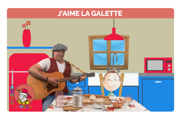 Comptines J'aime la galette