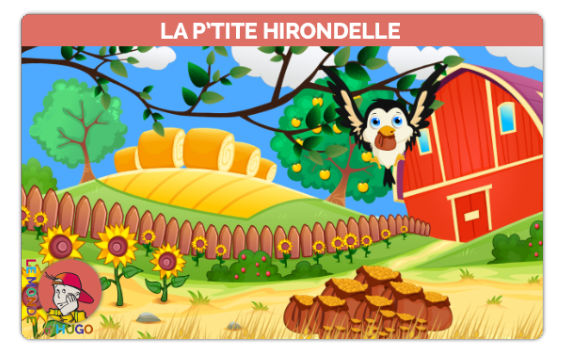 Comptines La p'tite hirondelle